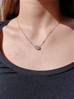 Vicenza - Piazzetta Palladio 2 - Collana Crivelli Donna DIAMANTI in Oro bianco Diamante 0.70 Ct 372-2905-C - 372-2905-C